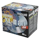 Maxell CD-RW80 XL II 700MB - Confezione da 10