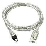 chenyang Solo per DCR-TRV75E DV Cavo Firewire a USB Cavo USB 2.0 a Firewire IEEE 1394 4 pin iLink 1 m