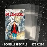 100 Buste per fumetti formato BONELLI SPECIALE - W.R. Buste