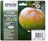 Epson T129 Serie Mela, Cartuccia Originale Getto d Inchiostro DURABrite Ultra, Formato Standard, Multipack 4 Colori