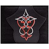 Kingdom Hearts Heartless & Nobody Emblemi Portafoglio Bi-Fold con Porta-ID & Porta Carte, Nero