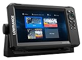 Lowrance Eagle - Ecoscandaglio GPS Chartplotter, Varie Dimensioni, Per Pesca, Profondità, ProFishing(9",Senza trasduttore)