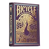 Bicycle- Peacock Purple Pavone Mazzo di Carte, Colore Viola, 10042385