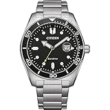 Citizen Orologio Analogo al Quarzo Giapponese Uomo con Cinturino in Acciaio Inossidabile AW1760-81E