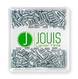 Jouis Lighter Flints - Accendino di ricambio universale compatibile con la maggior parte degli accendini (200x, argento)