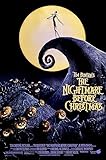 Pixel DemonMG Poster cinematografico natalizio The Nightmare BEfore Christmas, formato A3