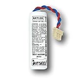 BATSÉCUR - Batteria di allarme BAT126 Compatibile con C126BAT-TRADIO Tecnoalarm - 3.6V 2.7Ah Li-SOCl2