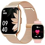 ZOSKVEE Smartwatch Uomo Donna, Effettua/Rispondi alle Chiamate, 2.0" Fitness Orologio, 100+ Modalità Sportive, Monitoraggio SpO2/Sonno/Pressione Sanguigna/Frequenza Cardiaca, Compatibile iOS/Android