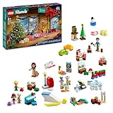 LEGO Friends Calendario dell Avvento 2024, Giocattolo di Natale con 5 Mini Bamboline, 3 Animali e Accessori, Giochi Sociali per Bambini e Bambine da 6 Anni in su, Idea Regalo Divertente 42637