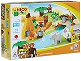 Unico- Unicoplus 8560-0000-Safari, 55 Pezzi, 8560-0000