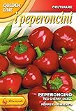 Franchi Sementi di Italia Peperoncino Piccolo Rosso Ciliegia Piccante Calabrese Semi