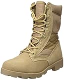 US Army Desert Combat Jungle Patrol - Stivali da uomo in pelle scamosciata, colore: Kaki