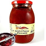 Salsa Estratto Concentrato di Peperoni Piccanti 1kg Ottimo per fare Salumi e Sughi