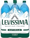 Levissima Acqua Minerale Naturale Oligominerale bottiglie x 1,5 lt