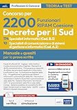 Concorso 2200 Funzionari Coesione Sud: manuale per 174 Specialisti Informatici e 10 Specialisti di comunicazione e di sistemi di gestione e informatici. Con corso online e simulatore