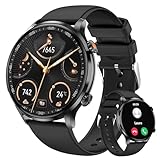 Redriver Smartwatch Uomo Orologio, 1.39" Rotondo Smart Watch Chiamata e Whatsapp, 100+Modalità Sport Fitness Tracker Impermeabile IP68, Pressione Sanguigna, Ecg, SpO2, Sonno, per Android iOS