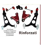 KIT BRACCI SOSPENSIONE ANTERIORI compatibile per ALFA ROMEO 147/156 / GT 8 PEZZI RINFORZATI