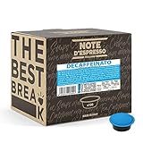 Note D Espresso, Decaffeinato, Capsule Compatibili Soltanto con sistema LAVAZZA* A MODO MIO*, 100 caps X 7g