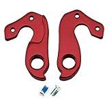 Noah e Theo nt-hd066 deragliatore Mech Gear Dropout compatibile con Specialized s-works Hanger 9890 4225 in raso rosso incl. Set di viti.