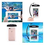 DFV mobile - Universal Protective Beach Case 30M Underwater Waterproof Bag Compatibile con Motorola A1000 - Transparent