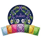 Pukka, Workday Wellness, Confezione regalo di tisane biologiche, Ecologico, Perfetto per il benessere quotidiano, 90 Bustine, 6 Gusti