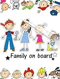 STICKEREDO Adesivo famiglia a bordo con nomi, family sticker, adesivo bimbo a bordo colorato. APPLICAZIONE ESTERNA
