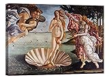 canvashop Quadri Moderni Botticelli La Nascita Di Venere Cm 100X70 Quadro Stampa Su Tela