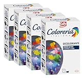 Coloreria Italiana, Decolorante a mano o in lavatrice, 4 confezioni da 200gr