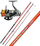 Combo Surfcasting Canna Potente 420 200gr Mulinello con Filo