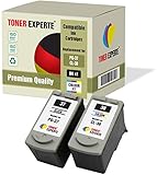 TONER EXPERTE Kit 2 XL PG-37 CL-38 Cartucce d inchiostro compatibili per Canon Pixma iP1800, iP1900, iP2500, iP2600, MP140, MP190, MP210, MP220, MP470, MX300, MX310 (Nero, Colore)