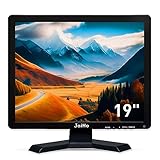 JaiHo Monitor PC da 19 Pollici 1280x1024 HDMI Schermo Monitor LCD 4:3 Video Audio Display con HDMI BNC VGA AV USB Input Auricolare per PC Camera DVR CCTV, Compatible VESA