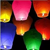 20pz LANTERNE VOLANTI SKY LANTERN Mongolfiera CINESE Matrimonio MISURA GRANDE