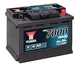 YBX7027 BATTERIA YUASA EFB 60AH 650 DX 242-175-190