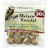 ERDTMANNS - Meisenknödel ohne Netz für Wildvögel, 20 Stück