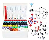 LINKTOR Kit Modello Molecolare per Chimica (444 pezzi) Set Studenti o Insegnanti per l apprendimento della Chimica l entusiasmo con Set di Fullerene