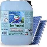 PIP Eco Pannel, Detergente per Pannelli Fotovoltaici Pronto all Uso, Pulizia Professionale del Pannello Solare, Vegetale ed Ecologico, Tanica da 4.7 Kg per 50 Mq