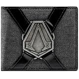 Lineage Assassin s Creed Syndicate Rivoluzione Emblema Portafoglio/Portamonete Bi-Fold Tasca per Monete & Porta-Carte, Grigio