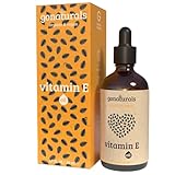 GoNaturals Vitamina E Pura Liquida in Olio per Pelle e Capelli - Vitamina E Liquida Riparatrice e Antiprurito - Olio Vitamina E Contro Cicatrici e Smagliature - Vitamina E Viso in Olio Idratante, 50ml