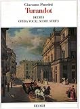 PUCCINI - Turandot para Canto y Piano