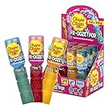 Chupa Chups Frooze Pop, Lollipop con all interno Caramella Liquida,Gusto Fragola, Tropical, Mirtillo, 12 Lecca Lecca, da Condividere con Amici per un momento indimenticabile di divertimento