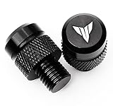 CCYYMOWOK 2pz M10*1.25 CNC Tappi Fori Specchietti Moto adatto per Yamaha MT 07 09 10 MT07 MT09 SP MT10 FZ09 FZ07 MT-125 MT-25 (nero)