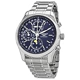 Longines Master Collection Moon Phase Chronograph Automatic Sunray Blue Dial Orologio da uomo L2.773.4.92.6, Cronografo