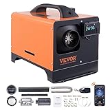 VEVOR Riscaldatore d Aria Diesel all-in-One per Auto Camper Camion RV 12V 5KW Temperatura Regolabile 8℃-36℃ Controllo Bluetooth, Riscaldatore da Parcheggio per Auto Consumo di Carburante 0,16-0,52L/h