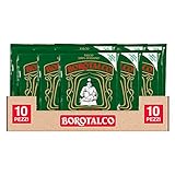 10x Borotalco Talco in Polvere Multiuso Super Assorbente e Rinfrescante anche per Pelli Sensibili - 10 Buste da 120g Ognuna