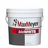 PITTURA IDROPITTURA TRASPIRANTE ANTIMUFFA "BIO WHITE" BIANCA LT. 5 MAX MEYER