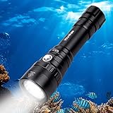 Wurkkos Torcia Subacquea da 2000 Lumen, Impermeabile Fino a 150 m, Torcia Sub con SST40 LED, IPX-8 Impermeabile, incl. 1 * 3000mAh potenza