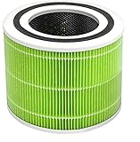 LEVOIT - Filtro di Ricambio per Muffe e Batteri, 3 in 1 HEPA, Carbone Attivo ad Alta Efficienza, Core 300-RF-MB