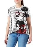 Desigual TS_Mickey Vida Chula T-Shirt, White, XS Donna