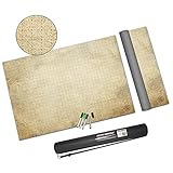 Dungeon Grid Game Mat | Accessorio Essenziale per Giochi di Ruolo - Battaglie - Giochi da Tavolo | Compatibile con D&D, Pathfinder e Warhammer | Riutilizzabile, Resistente e Portatile