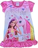 Barbie Camicia da notte per ragazze, rosa, 2-3 Anni